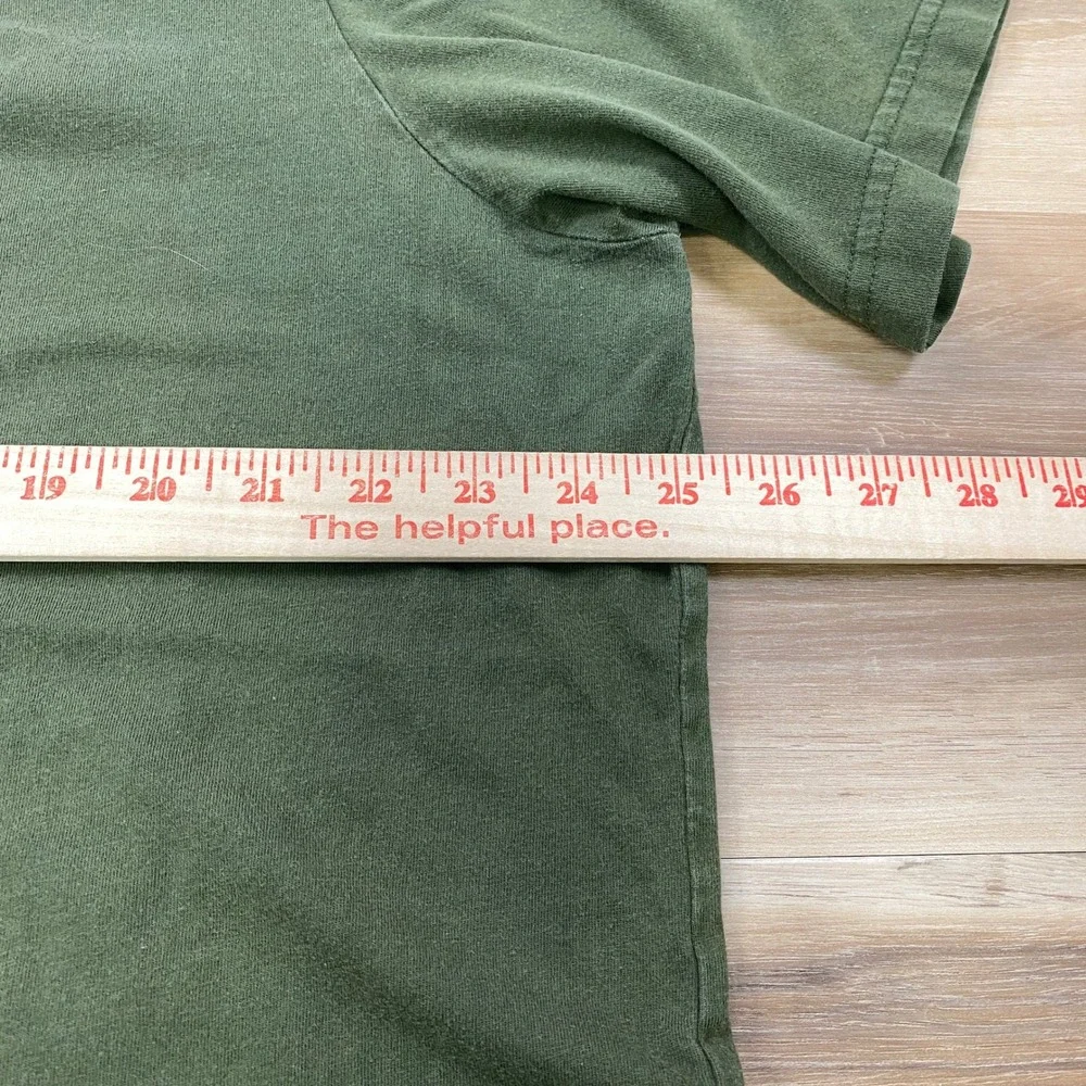 Levi's Graphic T-Shirt Men XL Heritage Cotton Relaxed Fit Olive Green Streetwear